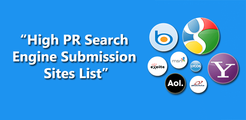 Search Engine Submission Sites List